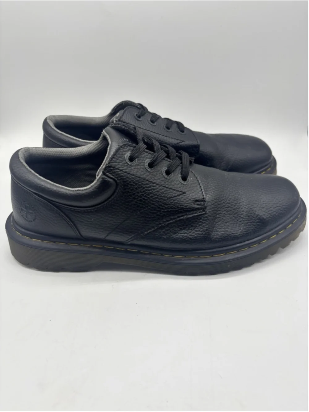 Dr. Martens 8053 Black Nappa Leather 5-Eye Shoes Men's 12 Great Condition